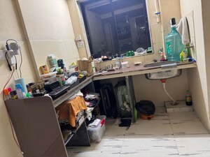 Team Area in 1 BHK Apartment at Royal Palms Garden View, Goregaon East – for Rent