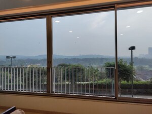 Balcony in 3 BHK Apartment at Oberoi Realty Esquire, Goregaon East – for Rent