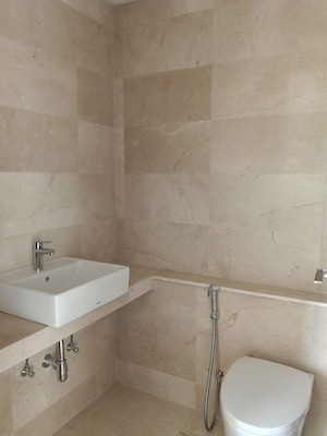 Bathroom in 2 BHK Apartment at Sheth Auris Serenity Tower 3, Malad West – for Rent