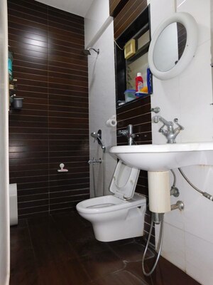 Bathroom in 3 BHK Apartment at Oberoi Sky City, Borivali East – for Sale