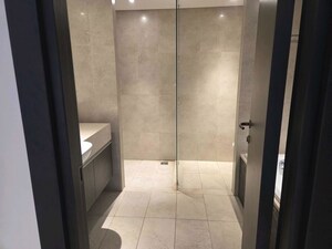 Bathroom in 3.5 BHK Apartment at Panchshil Towers, Kharadi – for Rent