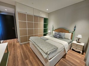 Bedroom in 3.5 BHK Apartment at Panchshil Towers, Kharadi – for Rent