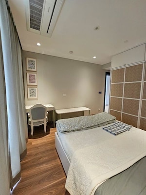 Bedroom in 3.5 BHK Apartment at Panchshil Towers, Kharadi – for Rent