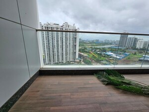 Balcony in 3.5 BHK Apartment at Panchshil Towers, Kharadi – for Rent