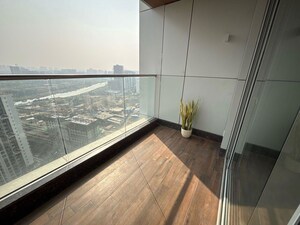 Balcony in 3.5 BHK Apartment at Panchshil Towers, Kharadi – for Rent
