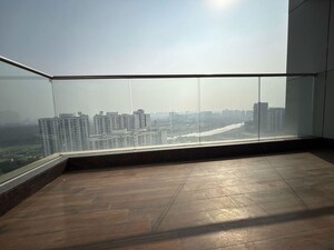 Balcony in 3.5 BHK Apartment at Panchshil Towers, Kharadi – for Rent