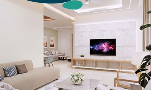 Living Room in 3 BHK Apartment at Narsingi – for Sale