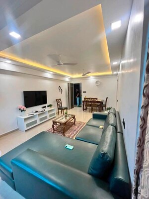 Living Room in 2 BHK Apartment at Carter Apartments, Bandra West – for Rent