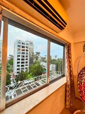 Balcony in 2 BHK Apartment at Carter Apartments, Bandra West – for Rent