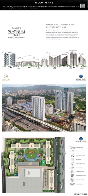 3 BHK + Store Room 1975 Sq.Ft. Builder Floor in Sheth Avalon