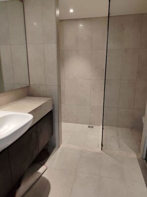 Bathroom in 4 BHK Apartment at Panchshil Towers, Kharadi – for Rent