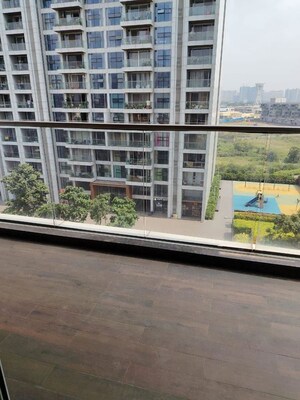 Balcony in 4 BHK Apartment at Panchshil Towers, Kharadi – for Rent