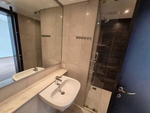 Bathroom in 4 BHK Apartment at Panchshil Towers, Kharadi – for Rent