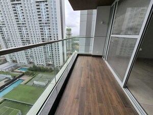 Balcony in 4 BHK Apartment at Panchshil Towers, Kharadi – for Rent