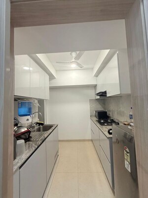 Kitchen in 3 BHK Builder Floor at DLF Gardencity Enclave, Sector 93 – for Sale