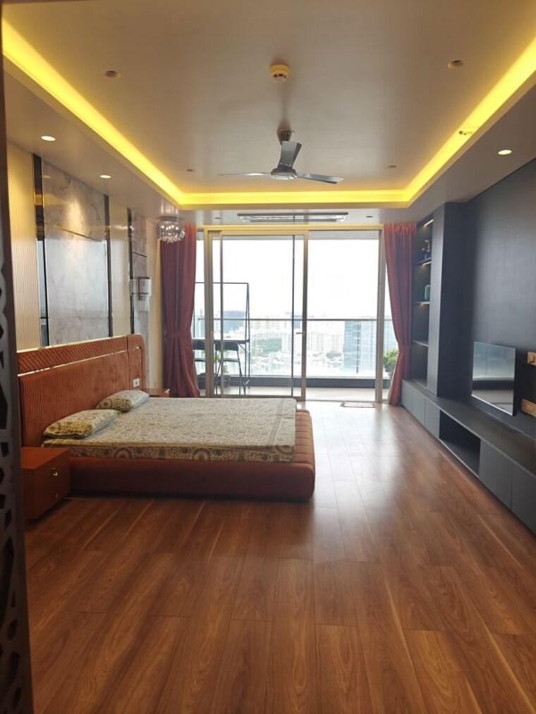 Bedroom, panchshil-towers 4 Bedroom 3600 Sq.Ft. Apartment In Kharadi Pune 10571256