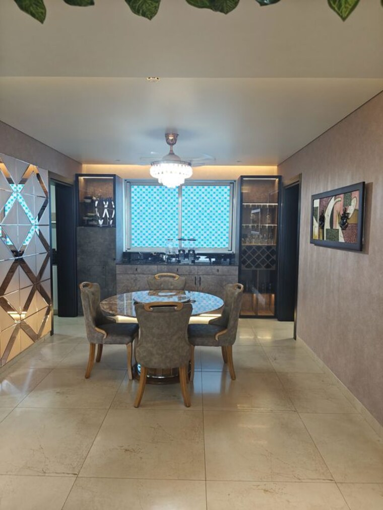 Living Room, panchshil-towers 4 Bedroom 3600 Sq.Ft. Apartment In Kharadi Pune 10571256