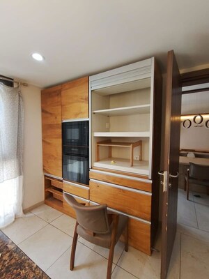 Kitchen in 4 BHK Apartment at Panchshil Eon Waterfront II, Kharadi – for Rent