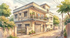 Apartment – Exterior View View at Chinchghar - for Sale