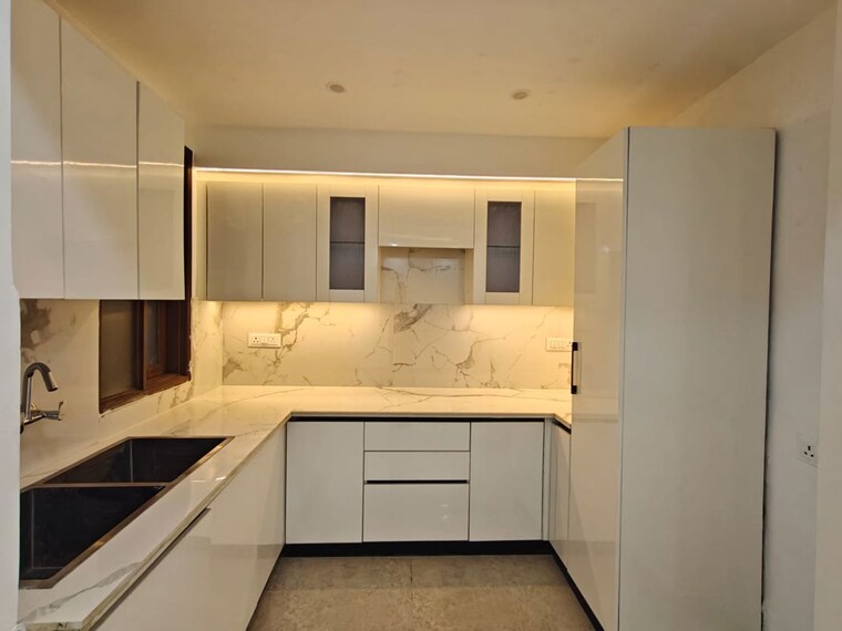 Kitchen, chattarpur 3 Bedroom 1100 Sq.Ft. Builder Floor In Chattarpur Delhi 10571424