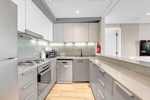 Kitchen in  Apartment at Dosti Maple, Balkum Pada – for Sale