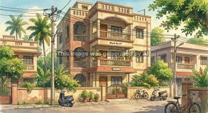  Apartment – Exterior View View at Visakhapatnam Port - for Sale