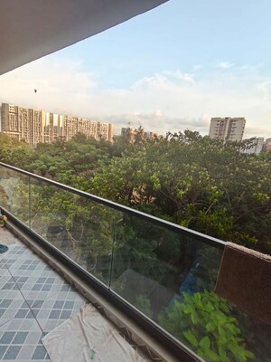 Balcony in 3 BHK Apartment at Gurukrupa Divyam, Ghatkopar East – for Rent