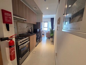 Kitchen in  Apartment at Dosti Maple, Balkum Pada – for Sale