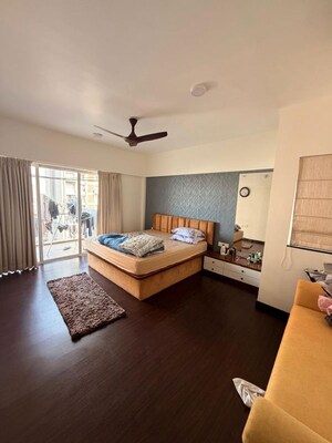 Living Room in 4 BHK Apartment at Lodha Belmondo, Gahunje – for Rent