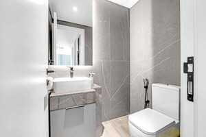 Bathroom in  Apartment at Dosti Maple, Balkum Pada – for Sale