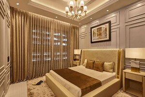 Living Room in 4 BHK Apartment at Bramhacorp The Collection, Kalyani Nagar – for Sale