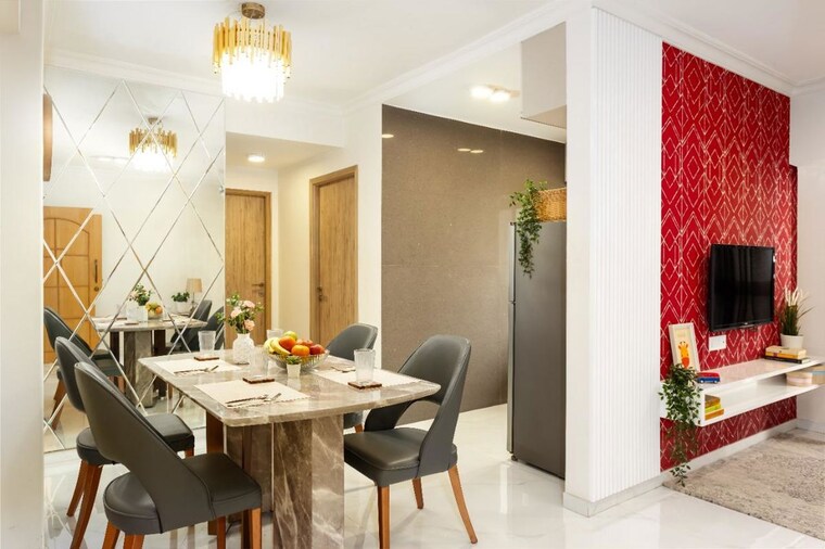 Dining area, labdhi-seabreeze 1 Bedroom 517 Sq.Ft. Apartment In Wadala Mumbai 10571587