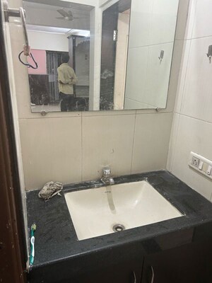Bathroom in 2 BHK Apartment at Townscape Mithila Nagari, Pimple Saudagar – for Rent