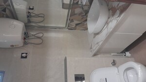 Bathroom in 3 BHK Builder Floor at Unitech South City II, Sector 50 – for Rent