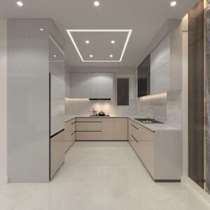 Kitchen in 4 BHK Builder Floor at Shanti Kunj – for Sale