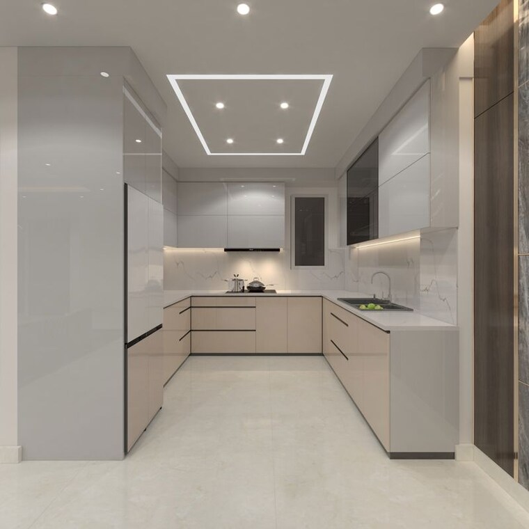 Kitchen, shanti kunj 4 Bedroom 2700 Sq.Ft. Builder Floor In Shanti Kunj Delhi 10571644