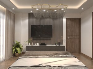 Bedroom in 4 BHK Builder Floor at Shanti Kunj – for Sale