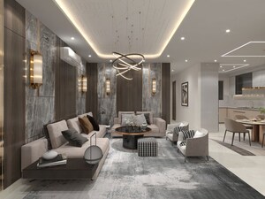 Living Room in 4 BHK Builder Floor at Shanti Kunj – for Sale