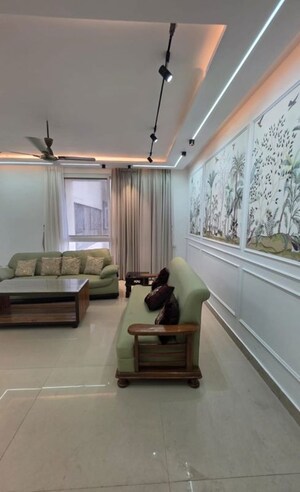 Living Room in 2 BHK Apartment at One OAK Natura, Sushant Golf City – for Rent