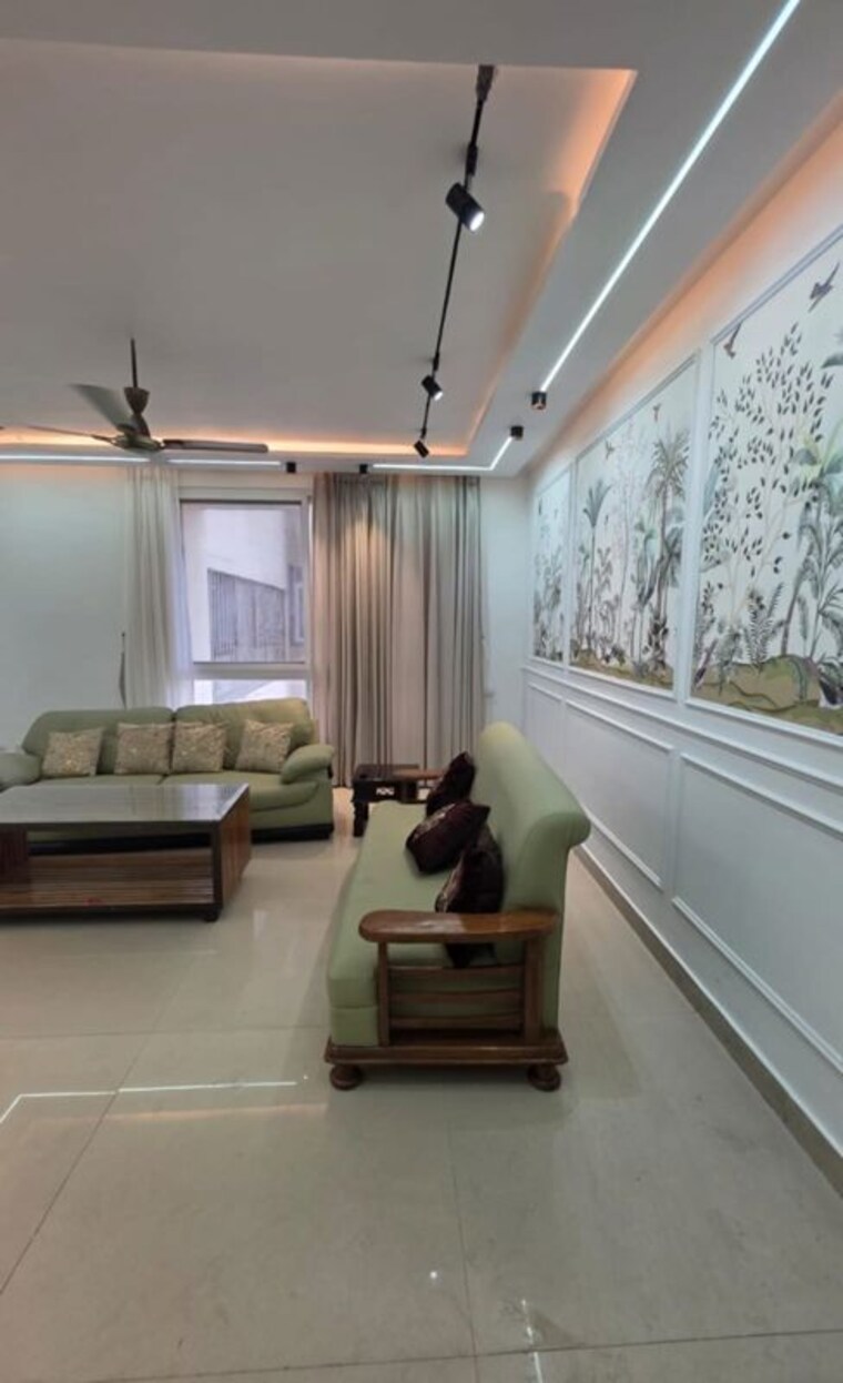 Living Room, one-oak-natura 2 Bedroom 1295 Sq.Ft. Apartment In Sushant Golf City Lucknow 10571659