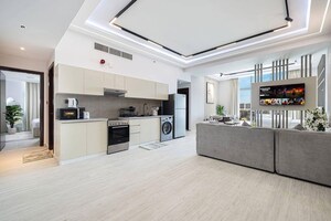 Kitchen in  Apartment at Dosti Willow, Balkum Pada – for Sale
