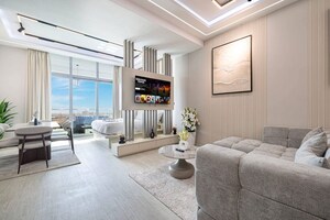 Living Room in  Apartment at Dosti Willow, Balkum Pada – for Sale
