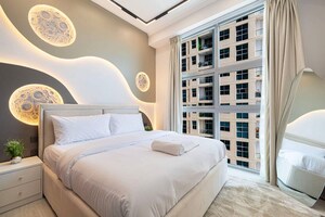Bedroom in  Apartment at Dosti Willow, Balkum Pada – for Sale