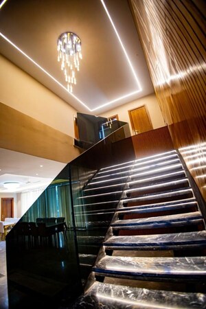 Staircase in 5 BHK Villa at Vasant Kunj – for Sale