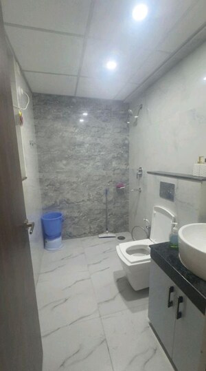 Bathroom in 3 BHK Apartment at Gomti Nagar – for Rent