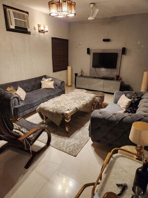 Living Room in 2 BHK Builder Floor at Greater Kailash – for Rent