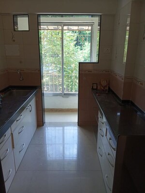 Kitchen in 1 BHK Apartment at Panchavati Dham, Dahisar East – for Rent