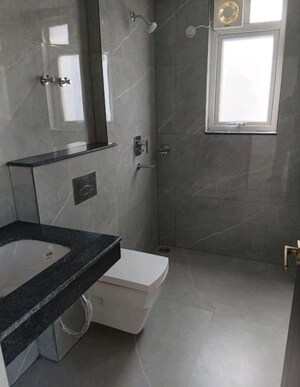 Bathroom in 4 BHK Apartment at Gomti Nagar – for Sale