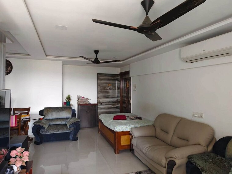 Living Room, prarthana-grand 3 Bedroom 950 Sq.Ft. Apartment In Sewri Mumbai 10571720