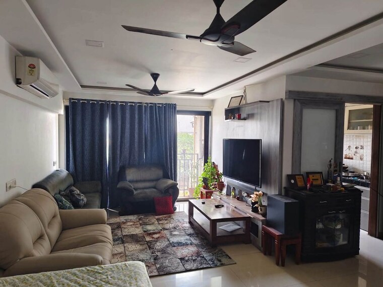 Living Room, prarthana-grand 3 Bedroom 950 Sq.Ft. Apartment In Sewri Mumbai 10571720
